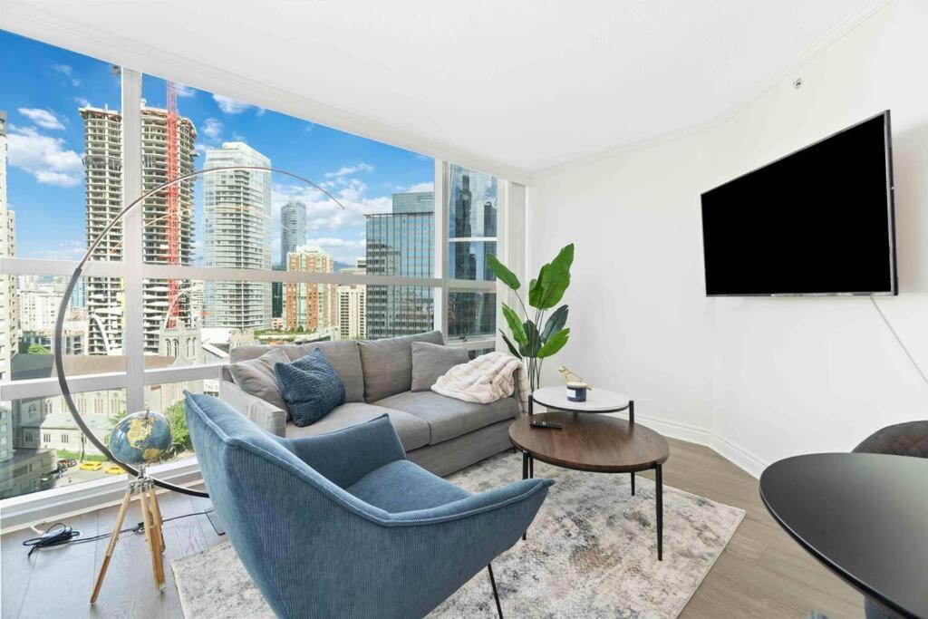 2Br Condo With Breathtaking View In Downtown! Free Parking - 6 Sleep Vancouver Kültér fotó